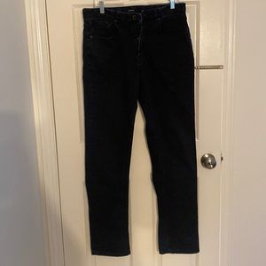 Men’s black diamond dark denim jeans